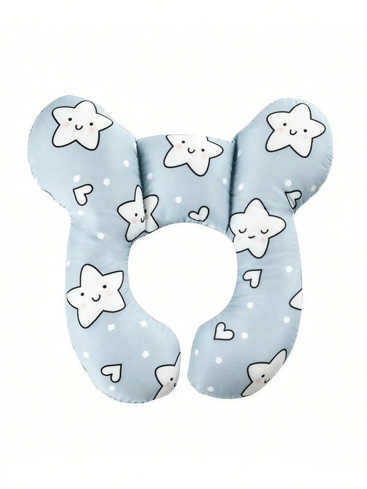 1Pc Baby U-Shaped Pillow, Infant Travel Neck Pillow, Soft-Breathable-Cute Cartoon Pattern, Soft Baby Head Support Cushion, Suitable for Car Seats, Strollers, and Travel