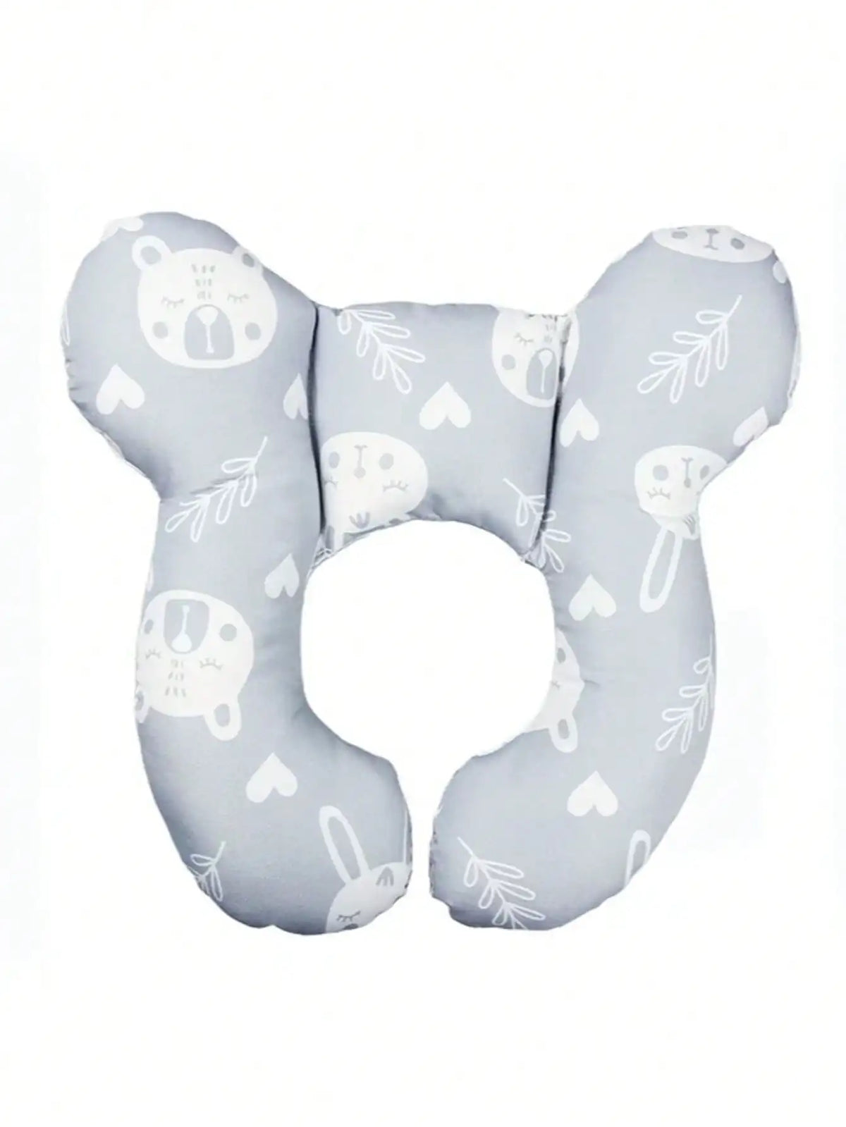 1Pc Baby U-Shaped Pillow, Infant Travel Neck Pillow, Soft-Breathable-Cute Cartoon Pattern, Soft Baby Head Support Cushion, Suitable for Car Seats, Strollers, and Travel