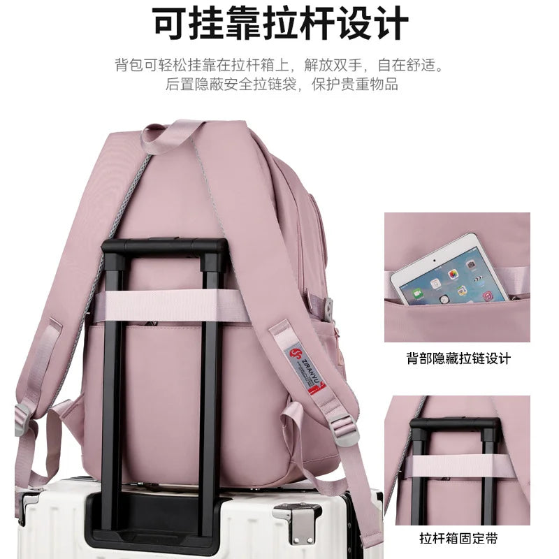 Fashion Girls School Backpack School Bags Teenage Laptop Backpack Casual Travel Backpack Book Bag Children Schoolbag Waterproof