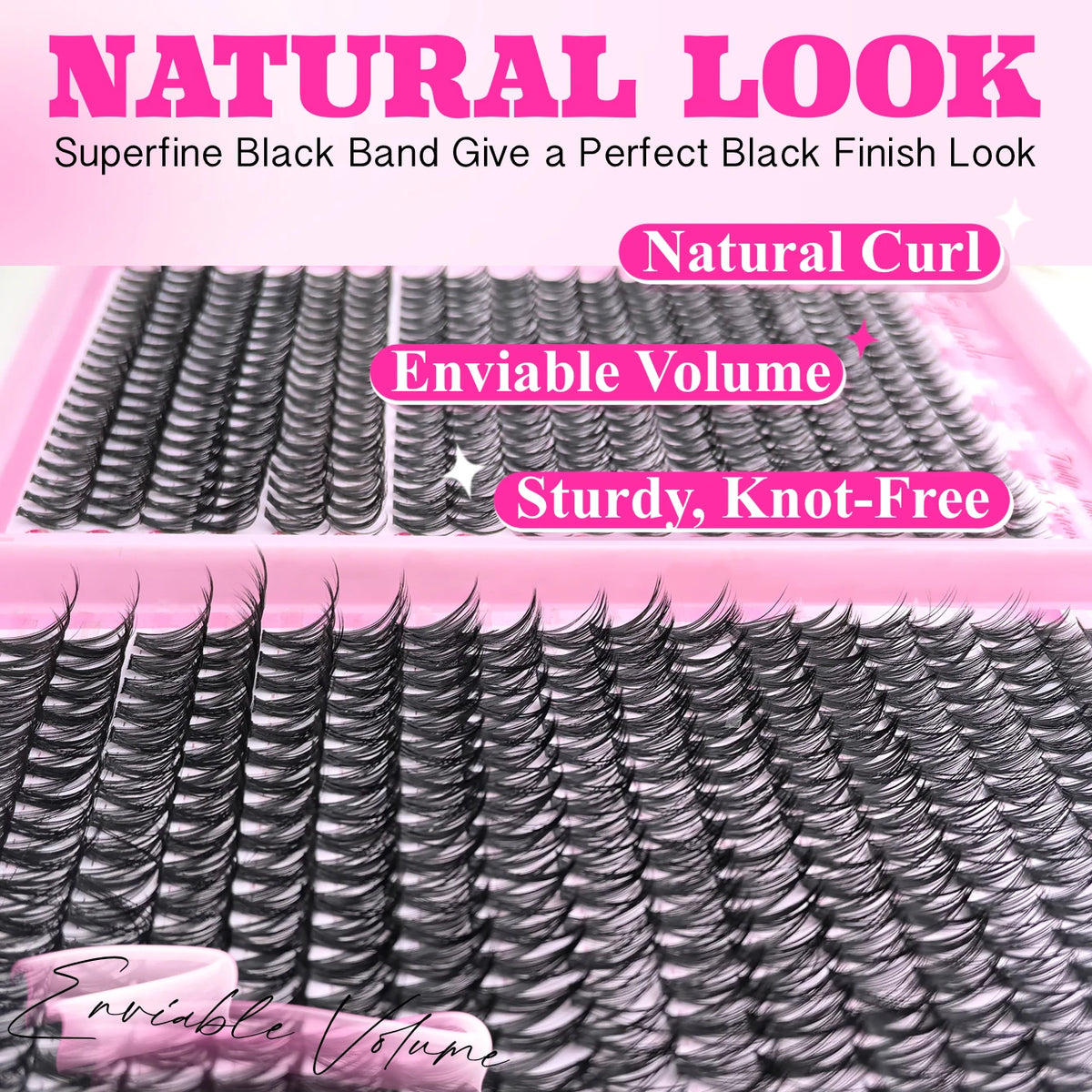 Kit Extensii Gene DIY – Smocuri Individuale 9-16mm cu Bond și Seal