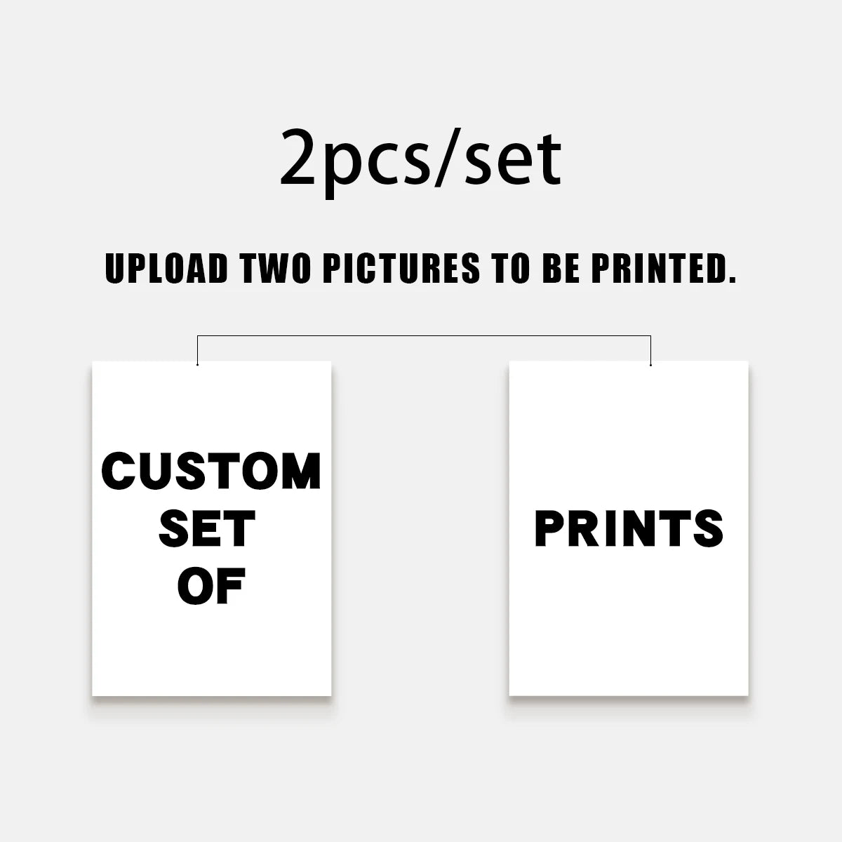 1/2/3pcs Custom Canvas Printing Personalized Photo Suitable for Family Life Pets Scenery Couple Weddings Home Decor Poster Gifts