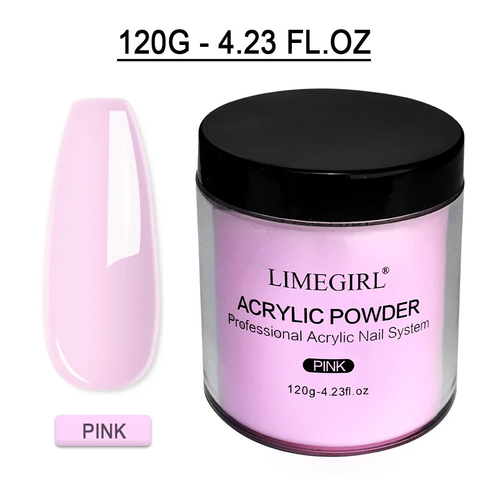Acrylic Powder Kit And Liquid Monomer Nail Set for Nails Art Extension Decoration With Crystal Nail Tips Carving 3D DIY Tools