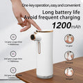 ABLK Automatic Foam Soap Dispenser, Touchless Electric Soap Dispenser, Auto Adjustable Soapdispenser For Kitchen Bathroom