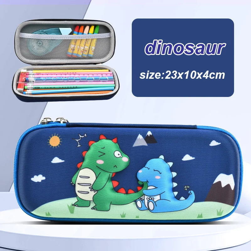 3D Kawaii Pencil Case EVA Large Capacity Waterproof Light Pencil Box for Student School Supply Stationery bag